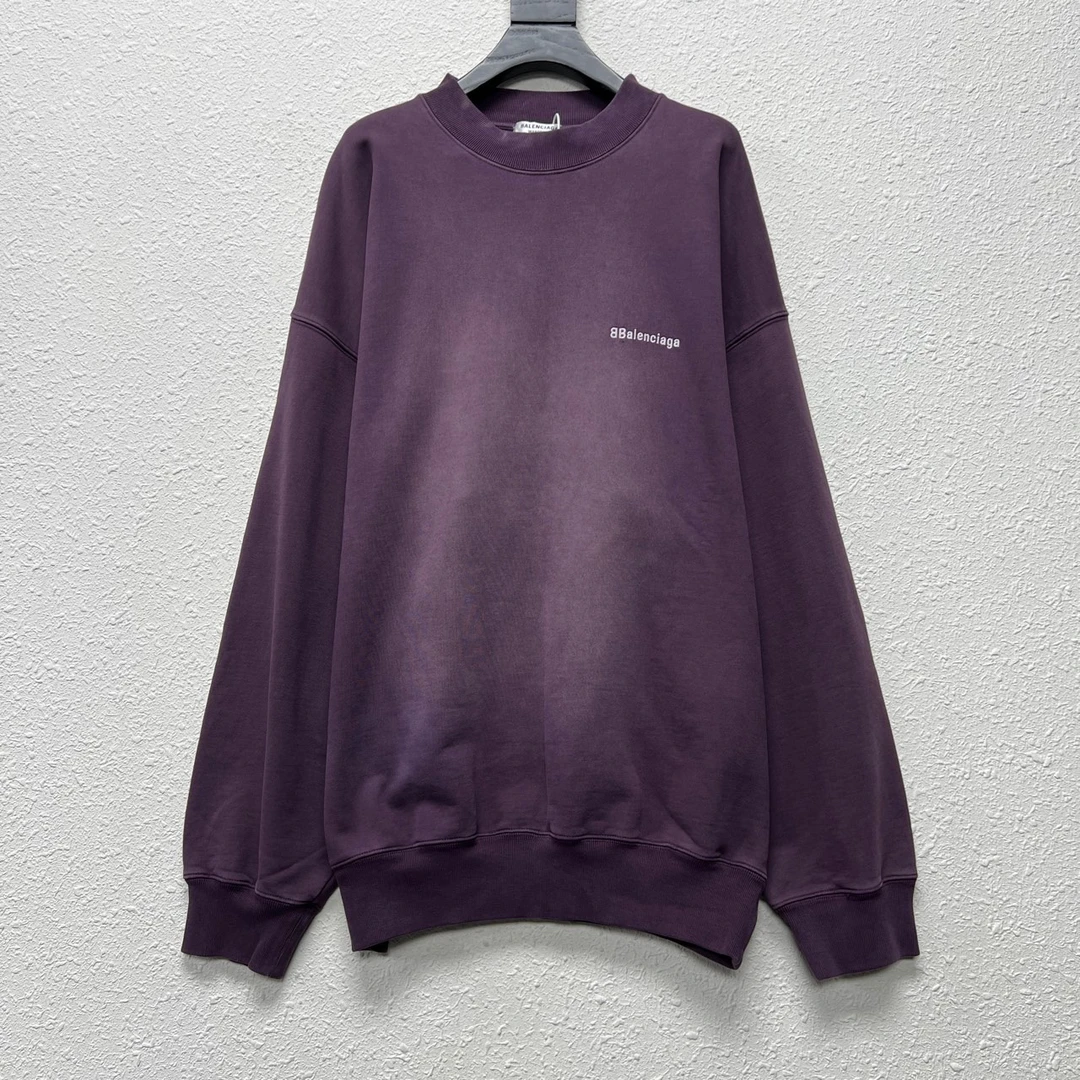 Balenciaga 双B刺绣LOGO 水洗蓝 尺码/S 新同 YH14605