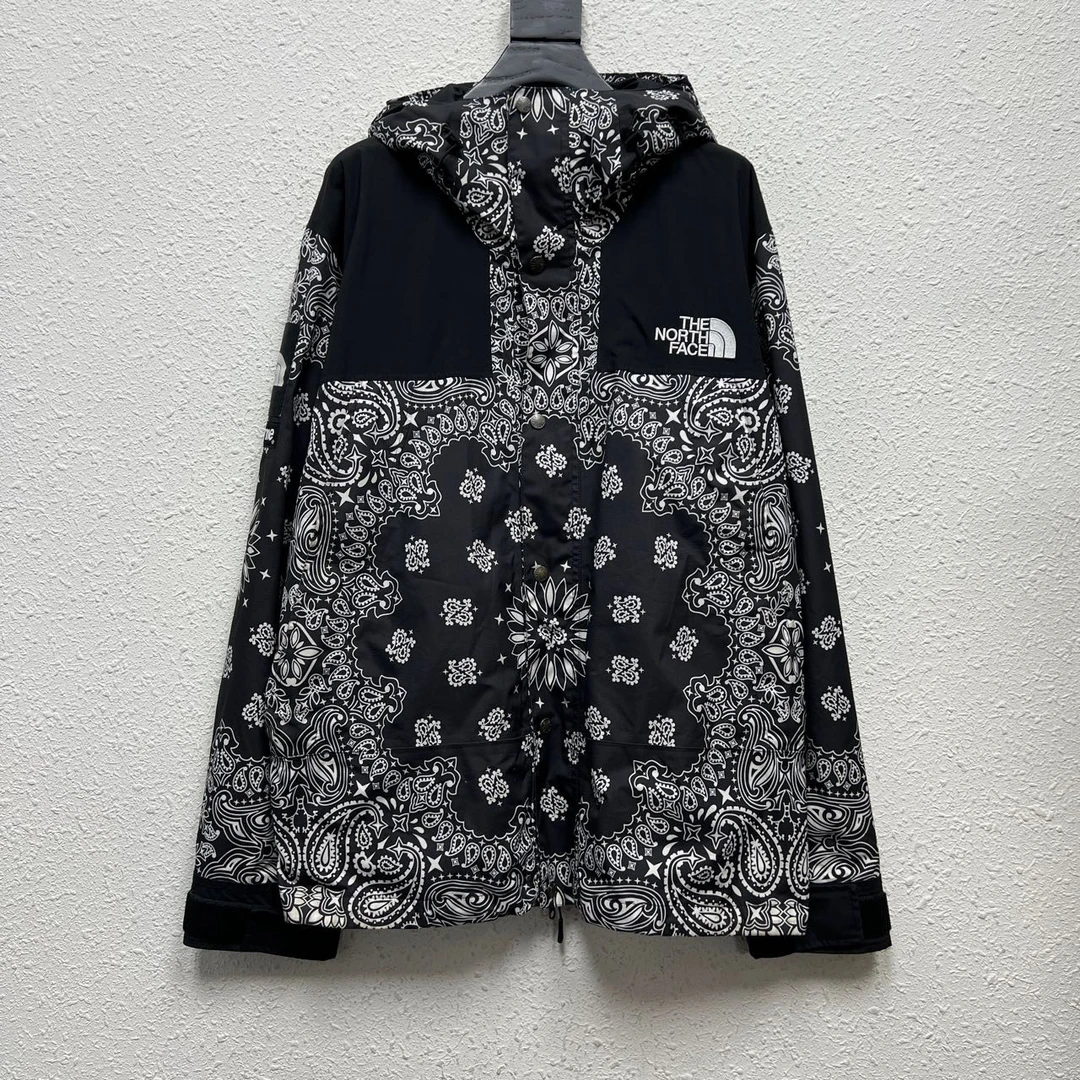 Supreme TNF 黑腰果花 冲锋衣 DY7485 成色/98 尺码/XL