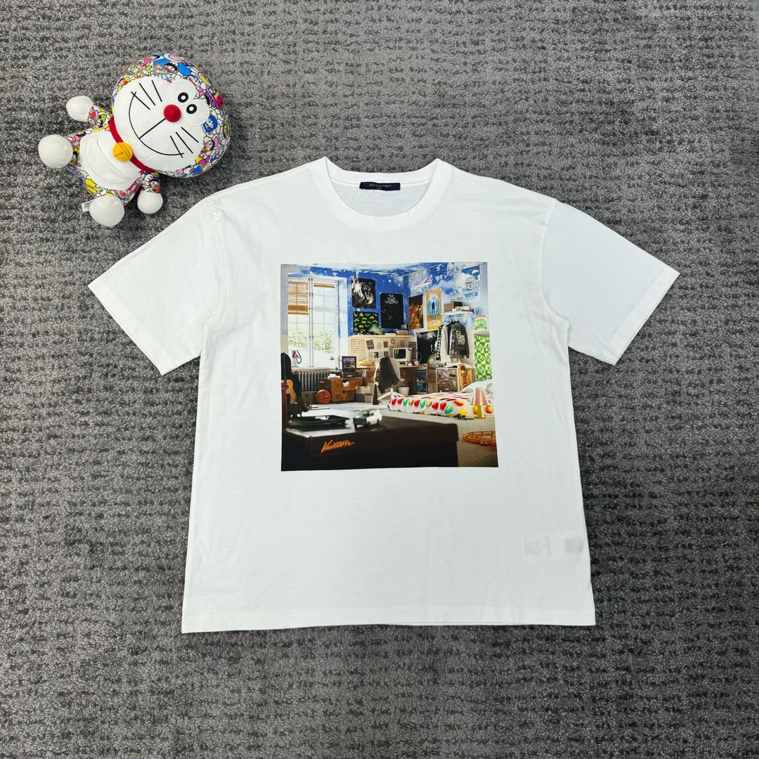 LOUIS VUITTON LV 房间油画短袖 尺码/XL 成色/全新存放 DY9335