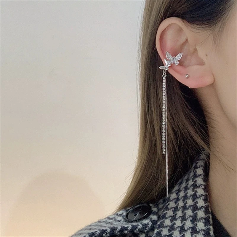 非金属树脂耳饰 新疆包邮-SP088#蝴蝶耳夹