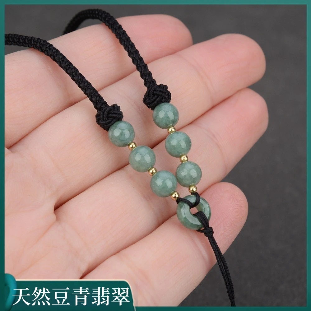 手编翡翠吊坠挂绳脖子项链绳子挂坠挂脖男女吊坠绳子项链挂件绳子
