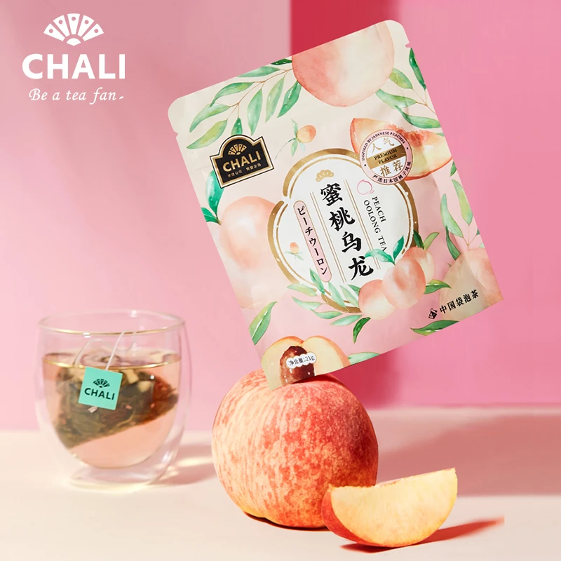 【直播】CHALI茶里蜜桃乌龙茶白桃乌龙茶果味袋泡茶冷泡7袋轻享装