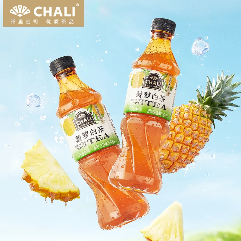 【肖战推荐】CHALI 鲜萃即饮瓶装茶饮料蜜桃乌龙山茶花红茶菠萝白茶