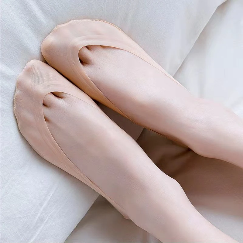 袜子女士短袜浅口船袜隐形潮硅胶防滑女夏季薄款不掉跟冰丝ym夏天