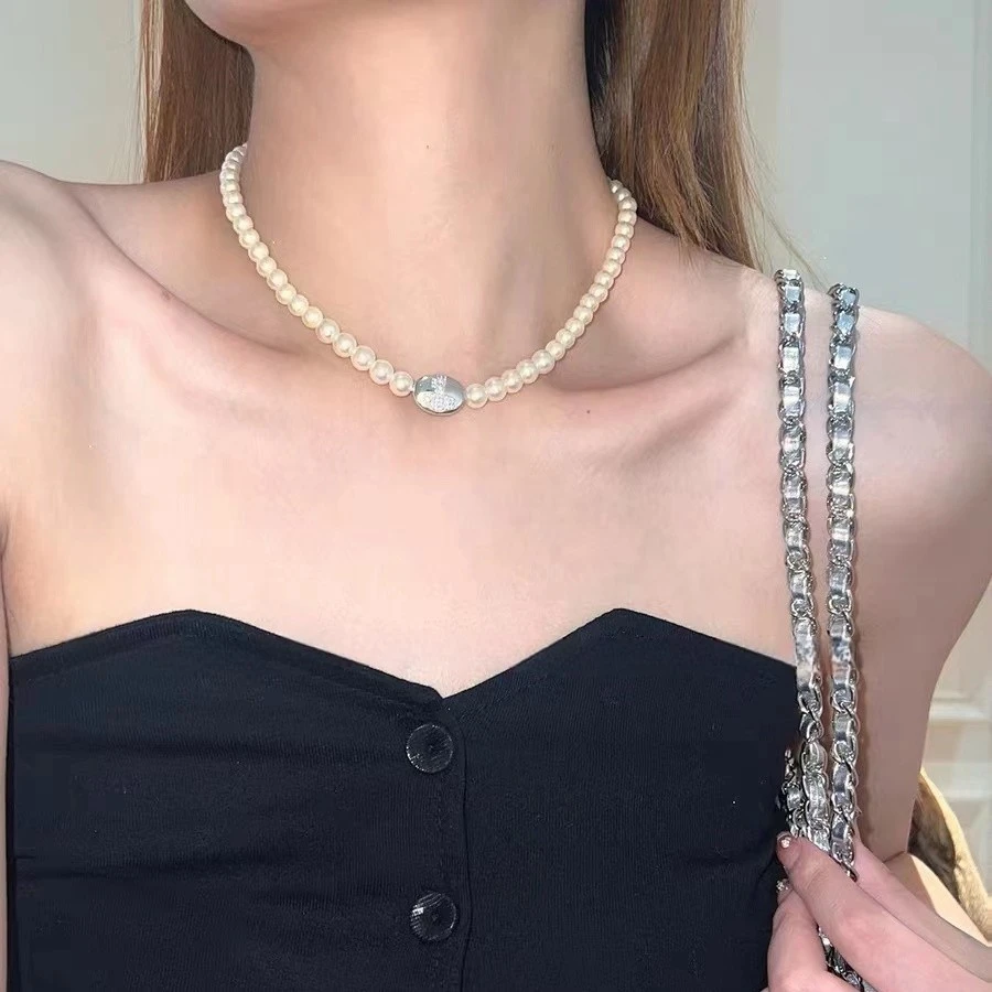 （自然土星）C1115经典时尚轻奢简约手工小香风手链项链女