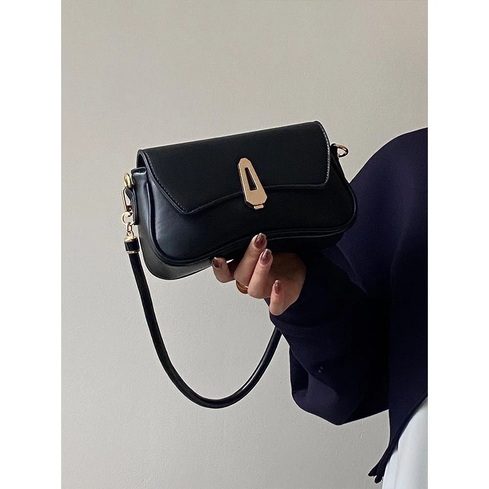 高级感包包女2024新款复古个性百搭小方包手提腋下包单肩斜挎包