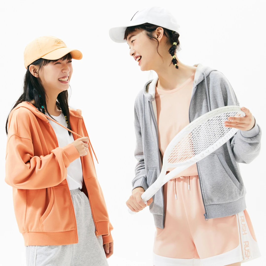 美特斯邦威针织开衫女休闲纯色百搭学生潮流连帽针织衫224859