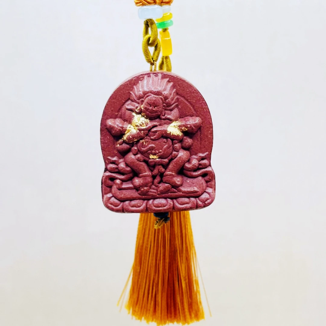 【师老师督造】纯手工大四合合香牌宝杖护法流苏颜色随机合香珠