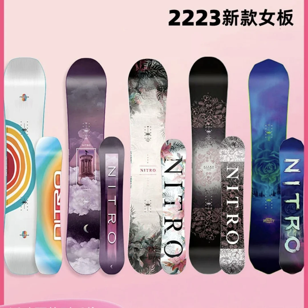 22-23女款 冷山雪具 NITRO单板滑雪板 尼卓全能公园平花跳台雪板