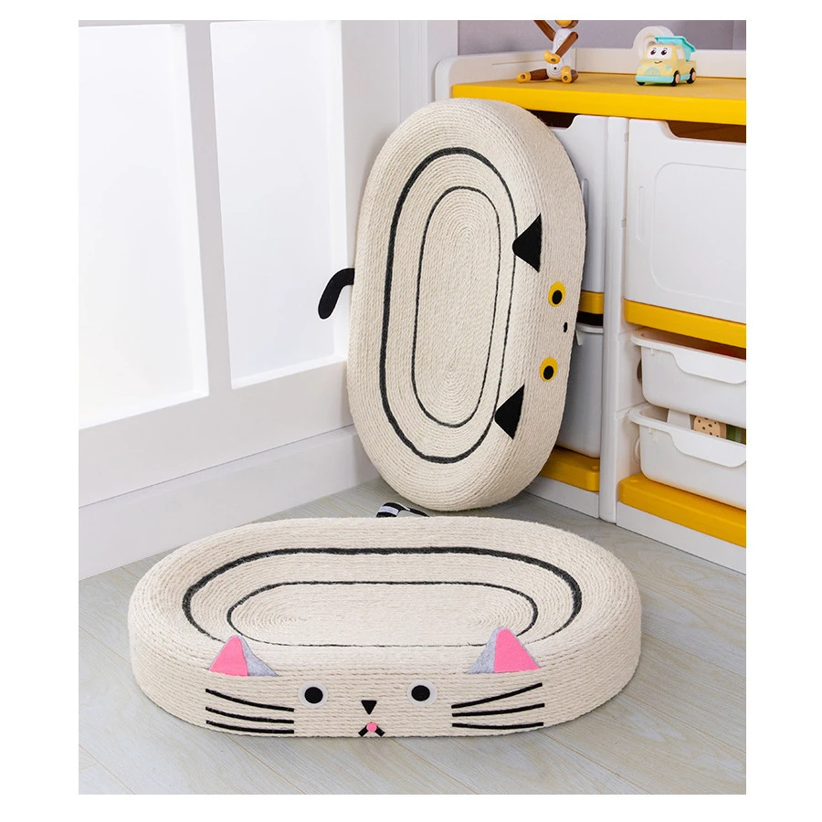 圆形超大号剑麻绳猫咪窝盆抓不烂不掉屑剑麻猫抓板窝猫爪板耐抓