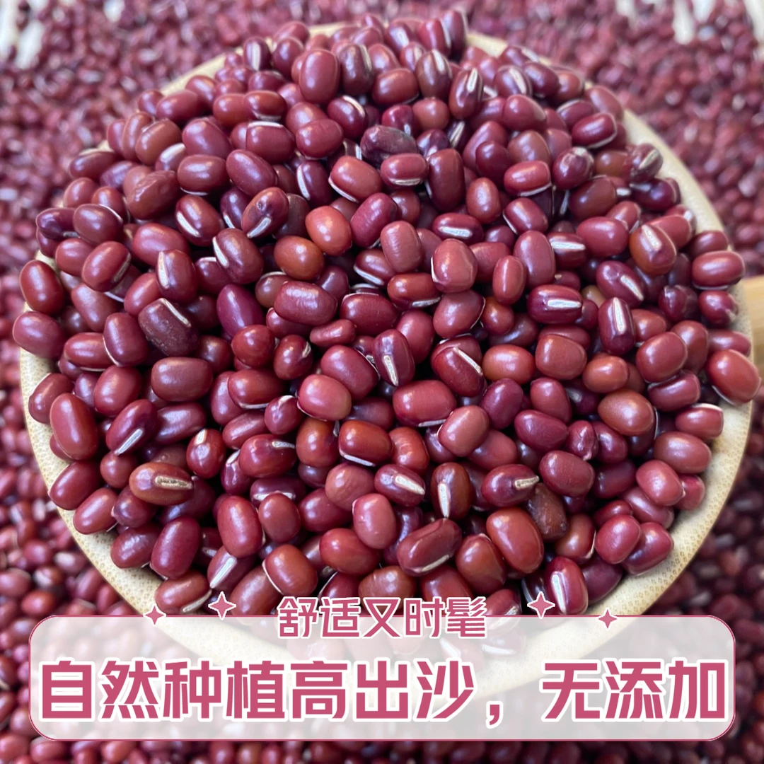正宗东北珍珠粒红小豆可煮粥煲汤做馅发豆芽的五谷杂粮饱满补血
