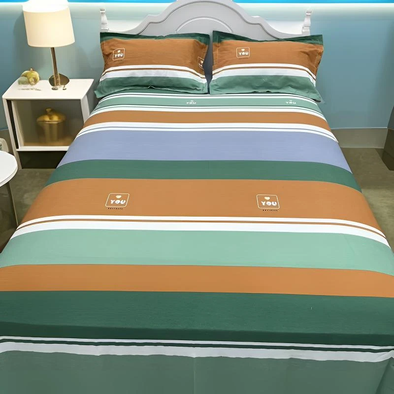 加厚斜纹被套，单人双人加大被罩棉布细腻品质【一往情深绒】印花