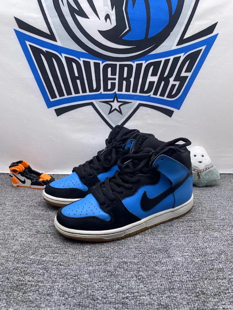 试穿 40.5码/Nike Dunk蓝黑 原盒/公价2999