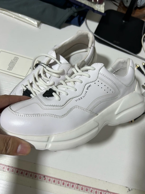 格雷系辣妹风不臭脚老爹鞋小白鞋系带男鞋女士夏季鞋子百搭