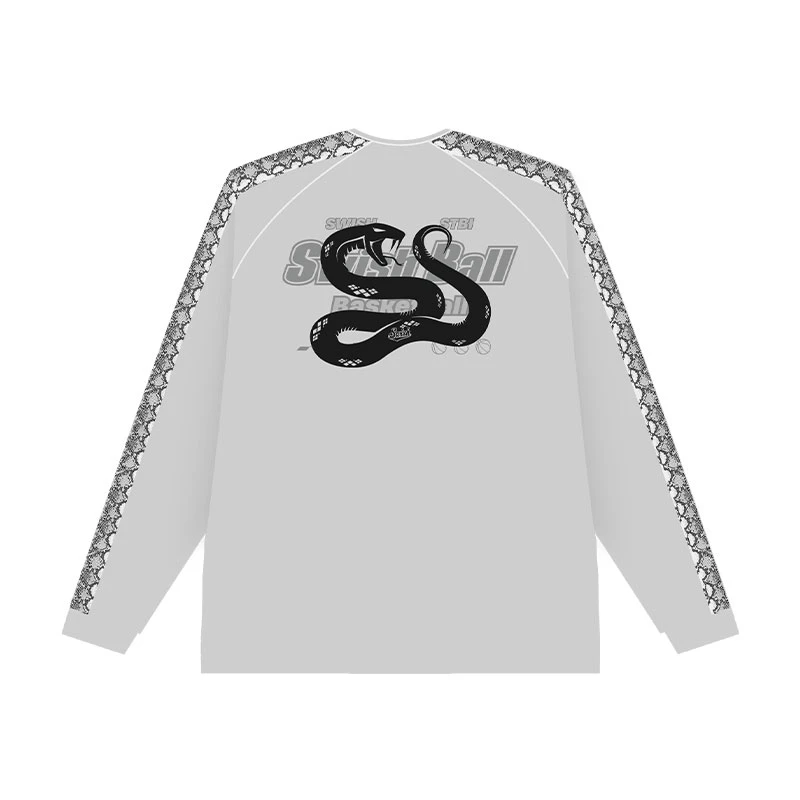 SWISHTHEBALLIN“丛林动物“系列美式速干网眼投篮服训练服长袖