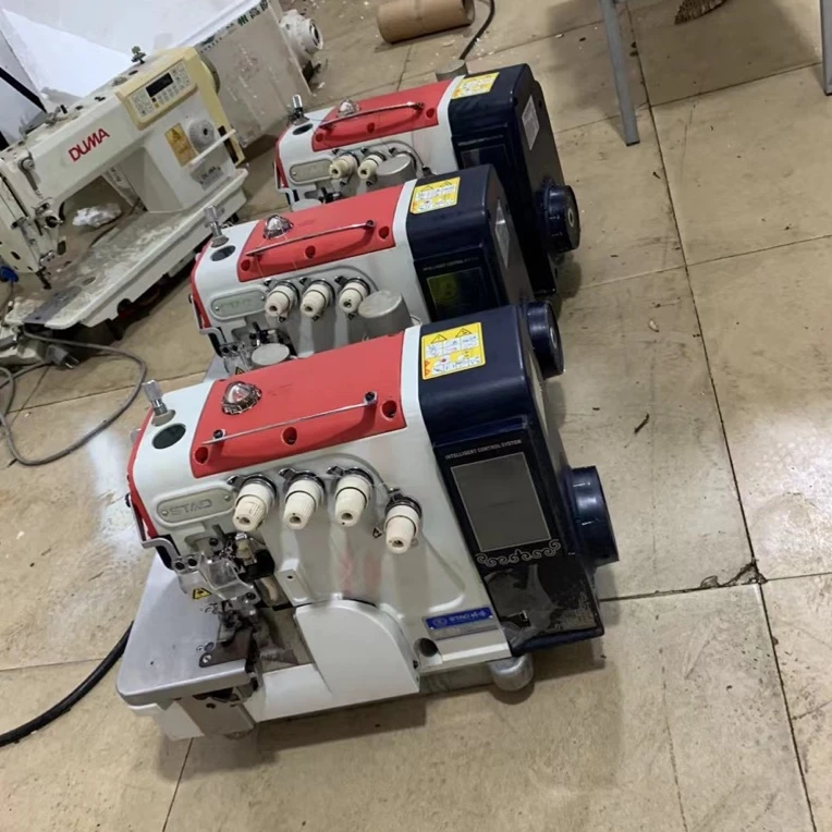 二手缝纫机电脑四线自动抬压角自动剪线