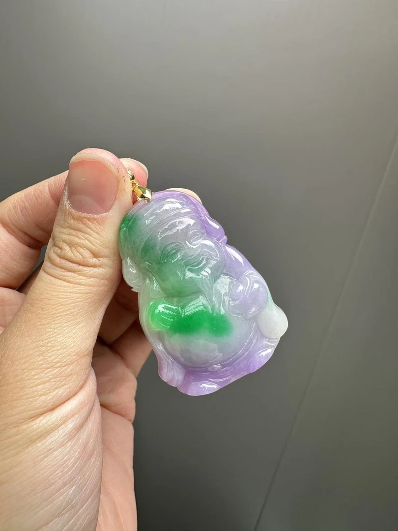 高货设计款彩色财款吊坠