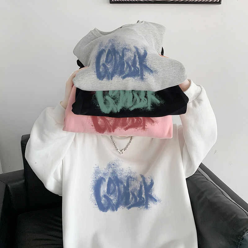 泽泽网卫衣情侣时尚韩版圆领卫衣