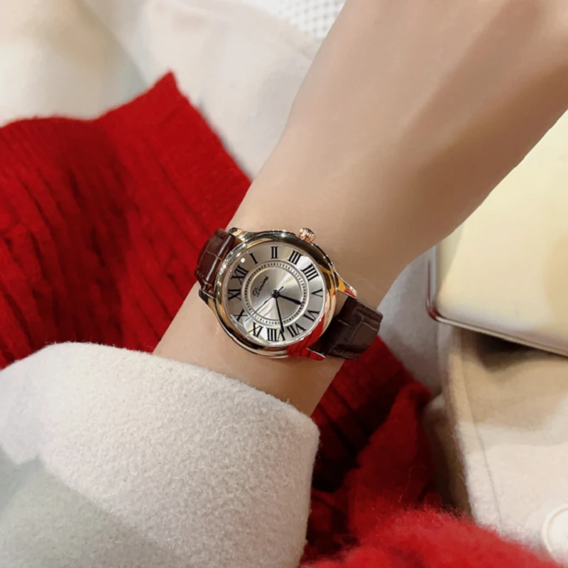 （视频款）2023款告白气球气质百搭轻奢防水情侣款手表情侣腕表精致