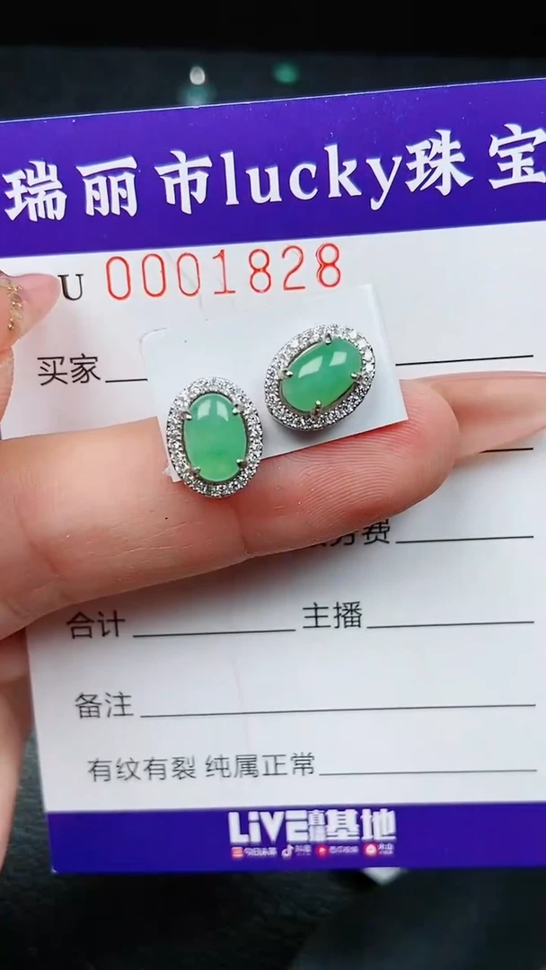 【闪购商品】翡翠颈饰银S925镶嵌1828