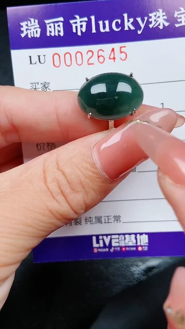 【闪购商品】翡翠颈饰银S925镶嵌2645