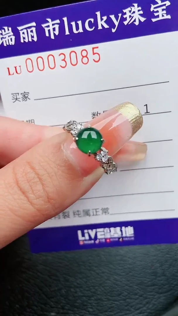 【闪购商品】翡翠颈饰银S925镶嵌85