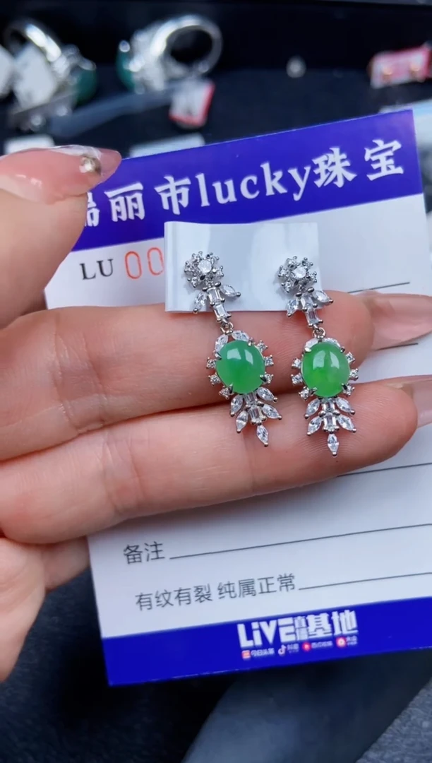 【闪购商品】翡翠颈饰银S925镶嵌4496