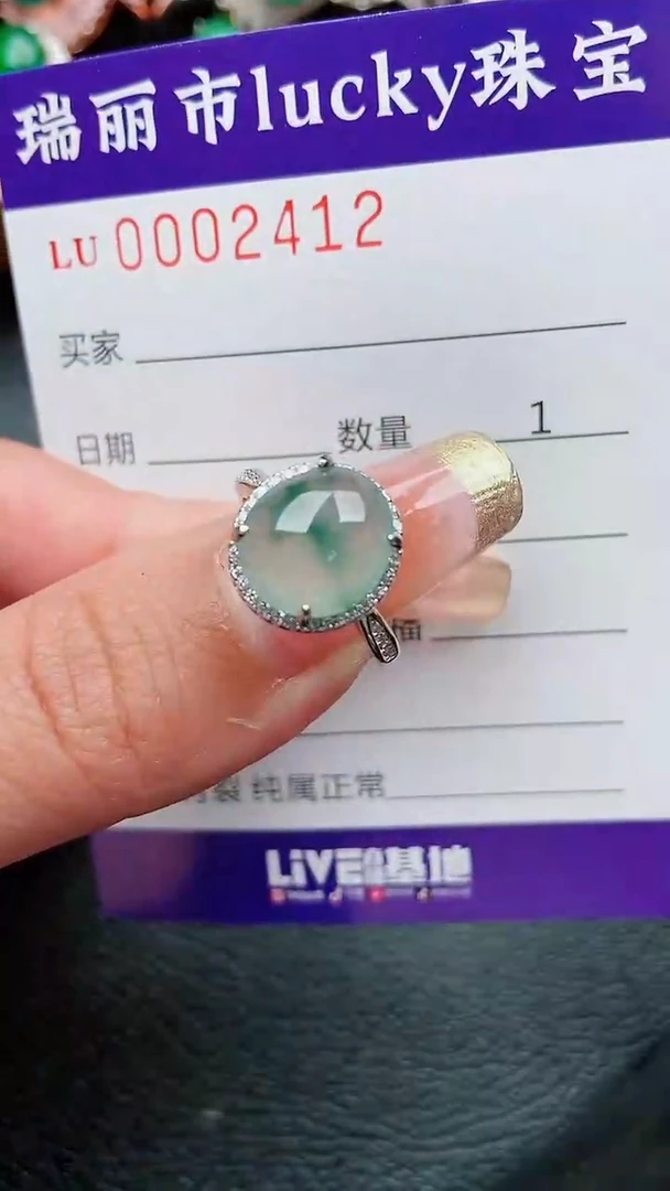 【闪购商品】翡翠颈饰银S925镶嵌412