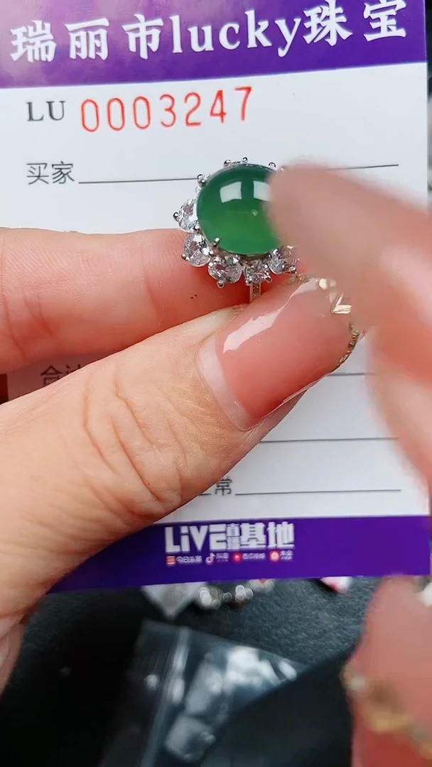 【闪购商品】翡翠颈饰银S925镶嵌3247