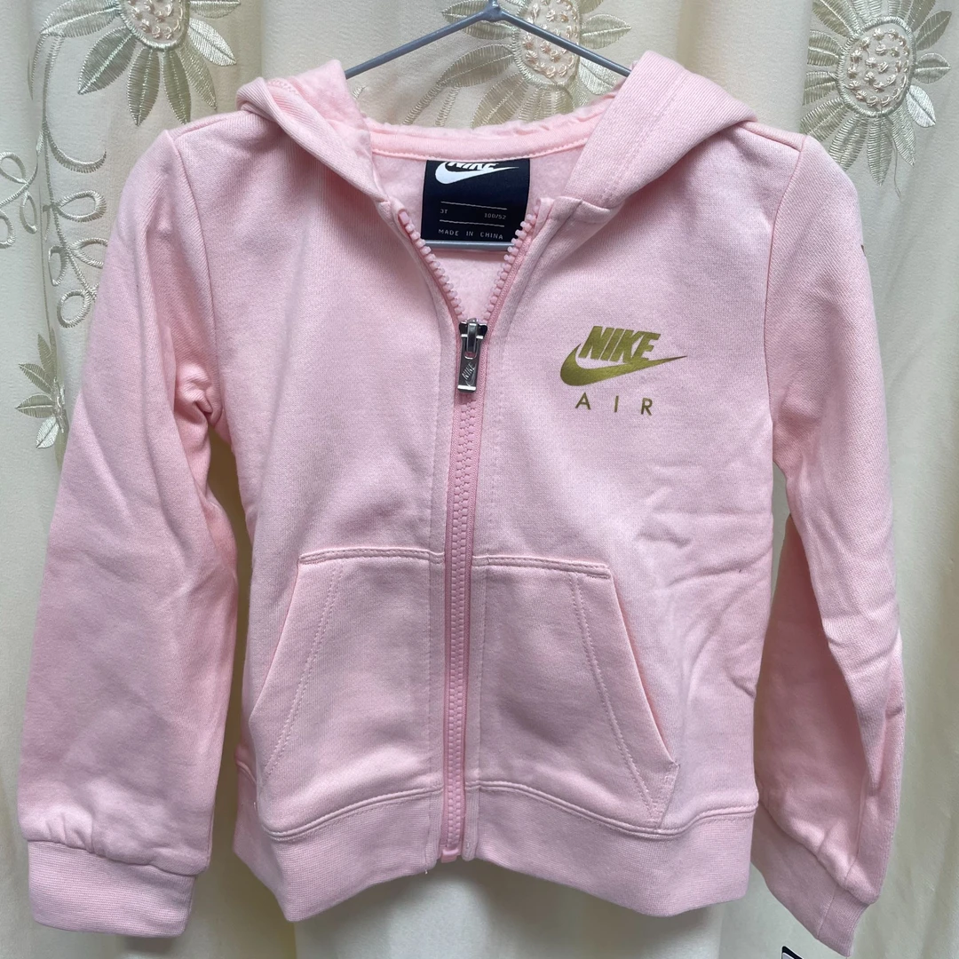 女小童加绒拉链外套粉色春秋93482HO195-AB6