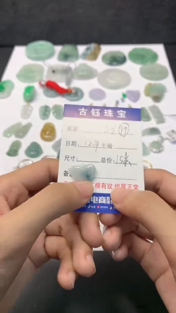【闪购商品】翡翠颈饰未镶嵌祥云如意