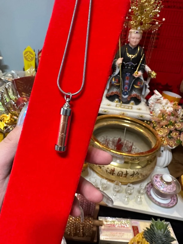 钛钢亚克力吊坠 快乐清z吸c小管管项链