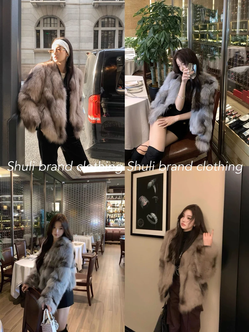 SULI术里~【巴黎画染】2024新款扎染网红时尚秋冬毛毛外套