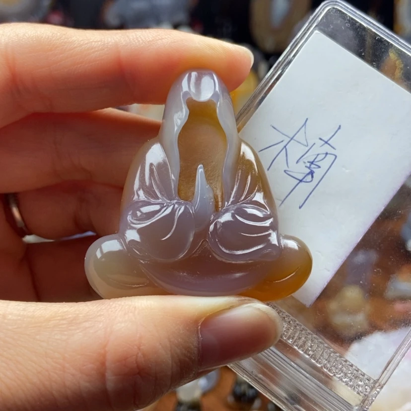 【闪购商品】玛瑙/玉髓颈饰未镶嵌津***爷