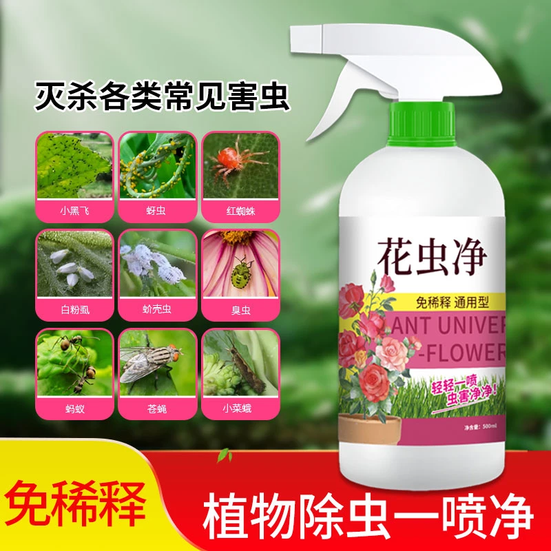 茉莉兰花花虫净杀虫水乳剂家用除虫灭放合一绿植通用虫卵双杀养花