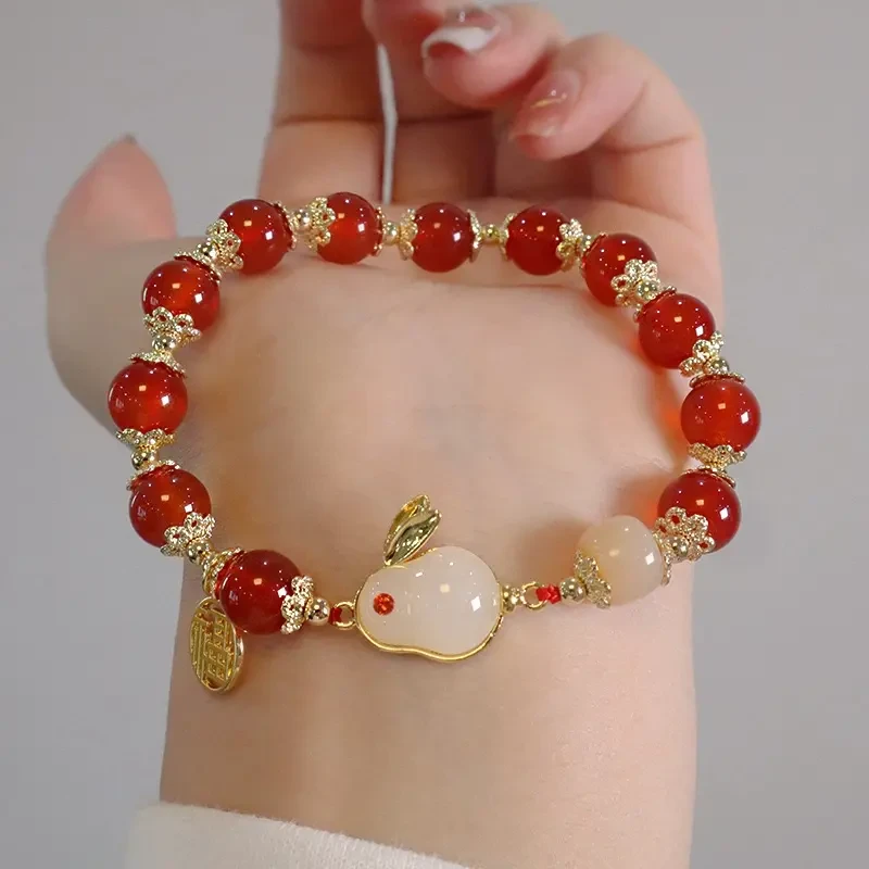 【元旦福利】新中式玉兔手链女款小众设计高颜值手串