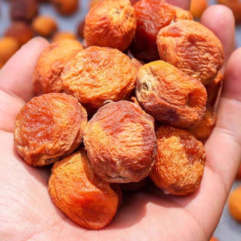 精选新疆杏干阿克苏四团吊干杏自然风干树上杏干无蔗糖吊干杏新疆