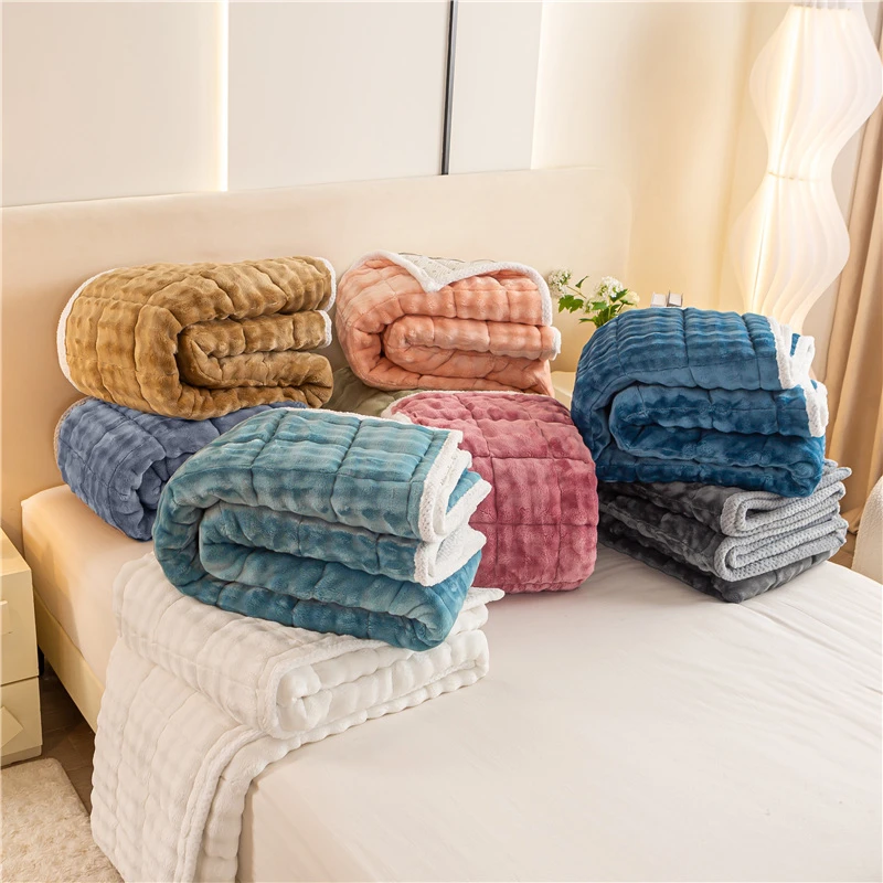 2024新款A类牛奶绒学生泡泡绒加厚保暖夹棉防滑软床垫床褥床护垫