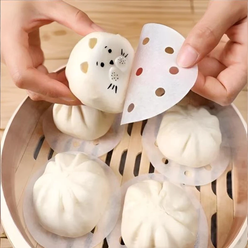 【蒸笼纸500张送500张 到手1000张】蒸包子食品级蒸屉布蒸馒头不粘