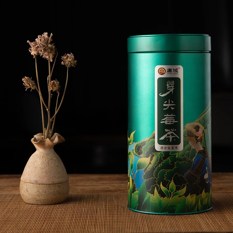 庸城特级芽尖张家界高山莓茶100克防碎铁罐装生态嫩芽尖土家藤茶