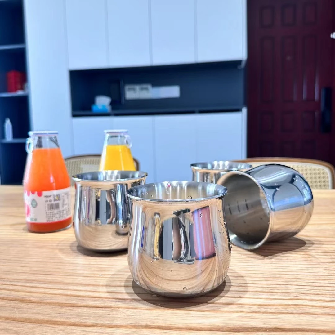 自留款 18/10不锈钢啤酒杯冷水杯牛奶杯咖啡搅拌加热杯 重268g