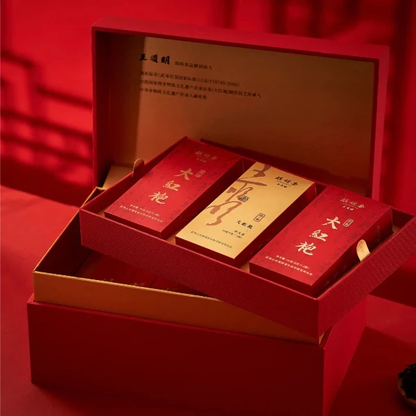 【经典大红袍】非遗王顺明亲制核心正岩大红袍断货王精美礼盒20泡