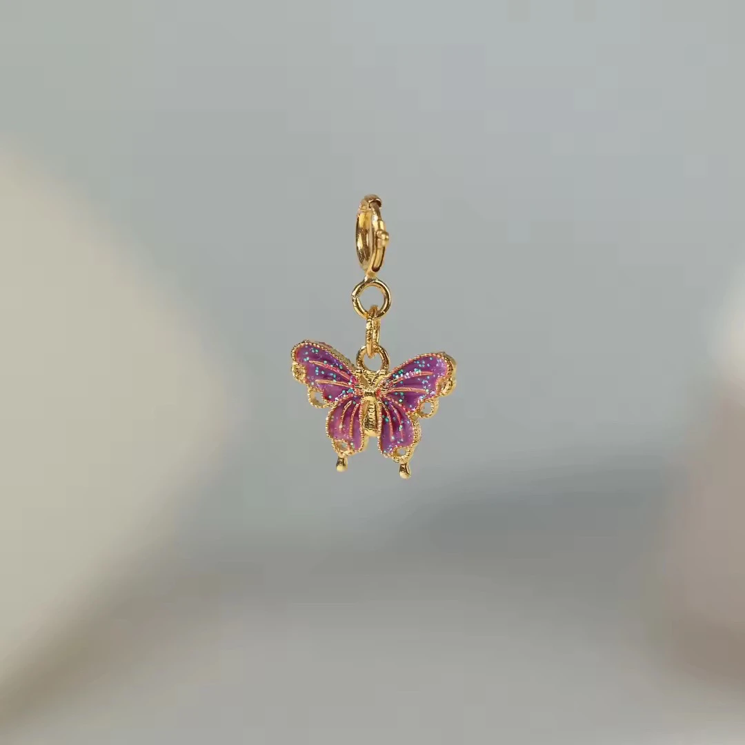 【魔法蝴蝶】18k金吊坠-FF800|BKJ5