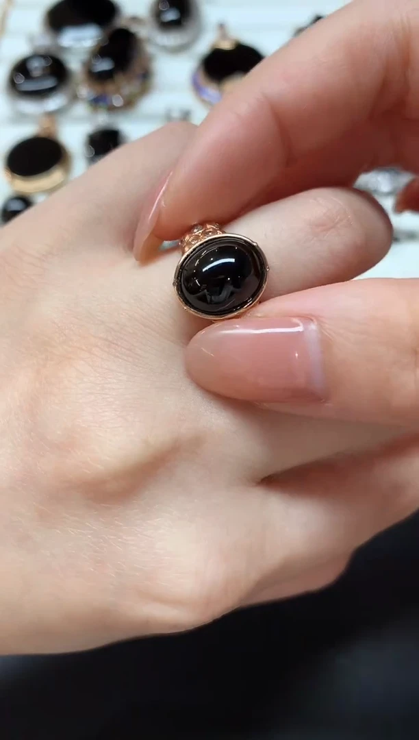 【闪购商品】翡翠戒指18K金镶嵌E407|5800