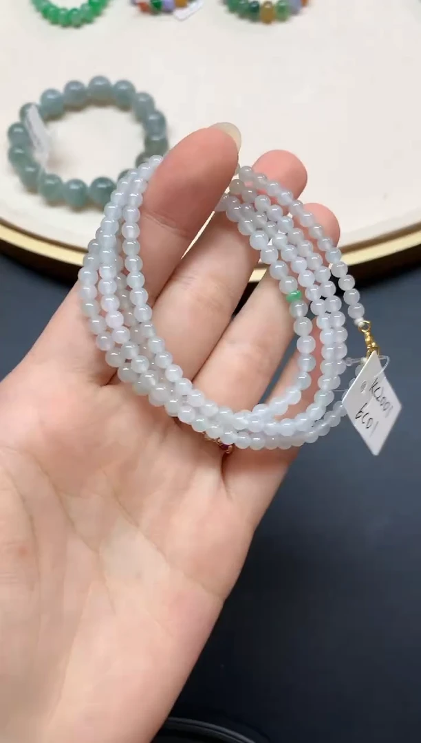 【闪购商品】翡翠珠链未镶嵌Q409|380