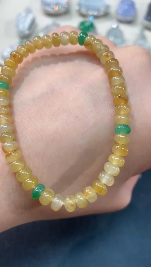 【闪购商品】翡翠手串未镶嵌珠链A127|3980