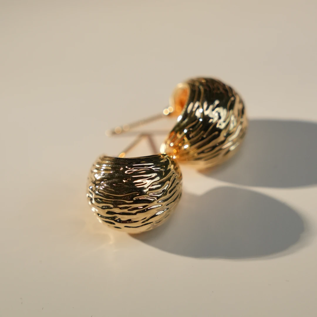 【燕窝耳钉】18K金耳饰-FF670|BKJ4