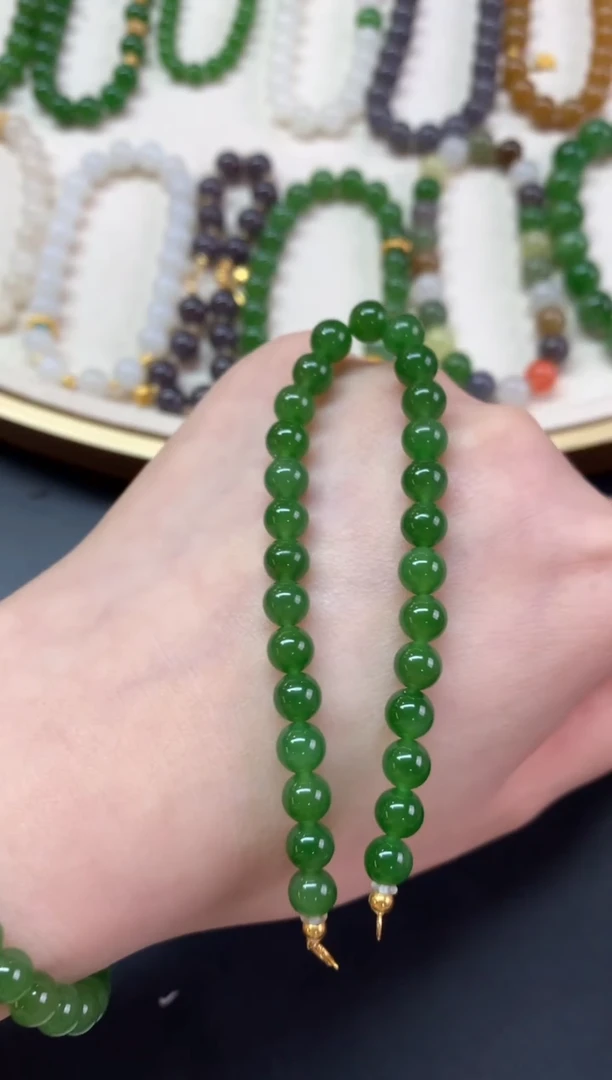 【闪购商品】和田玉手串18K金镶嵌D297|1380