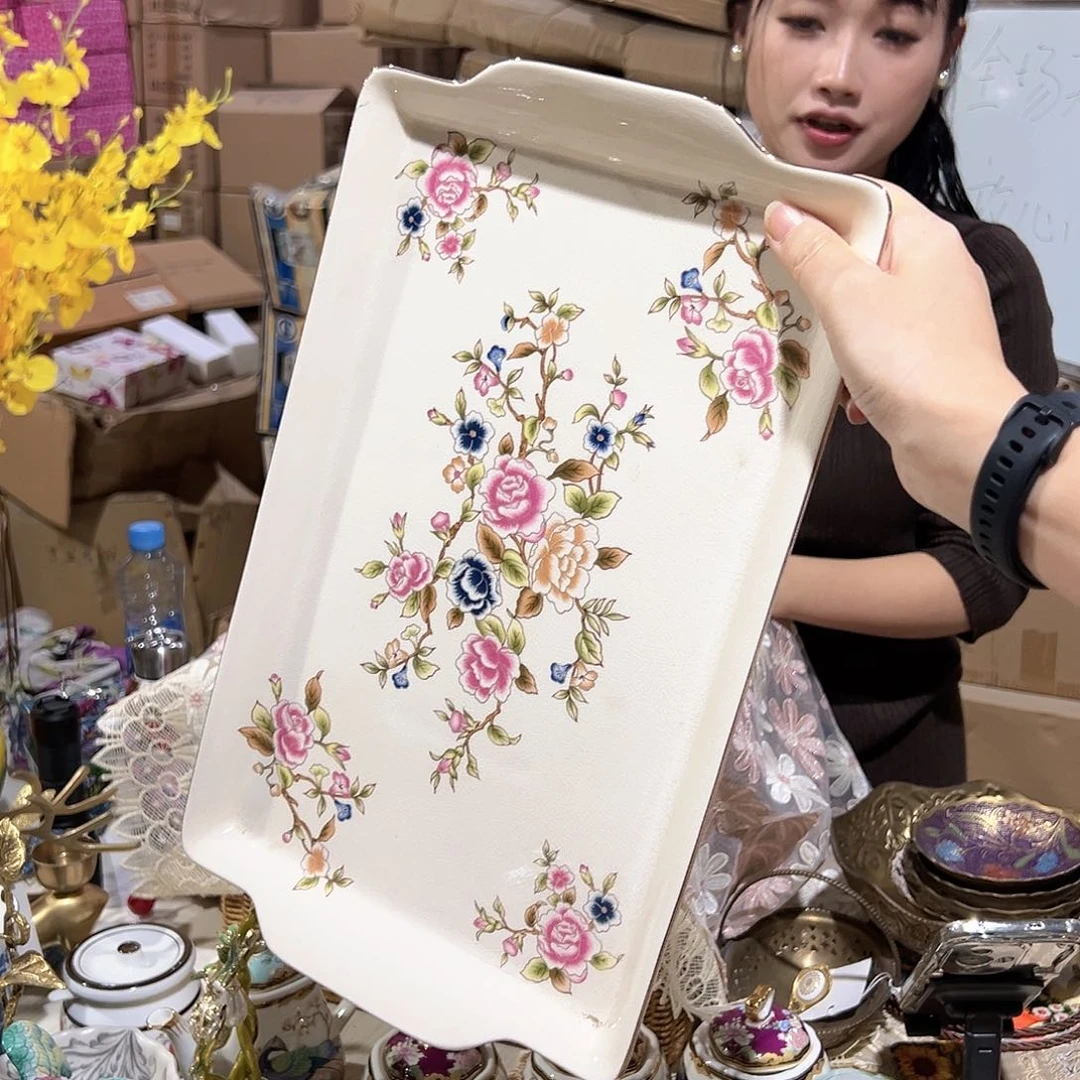 【闪购商品】陶瓷托盘花