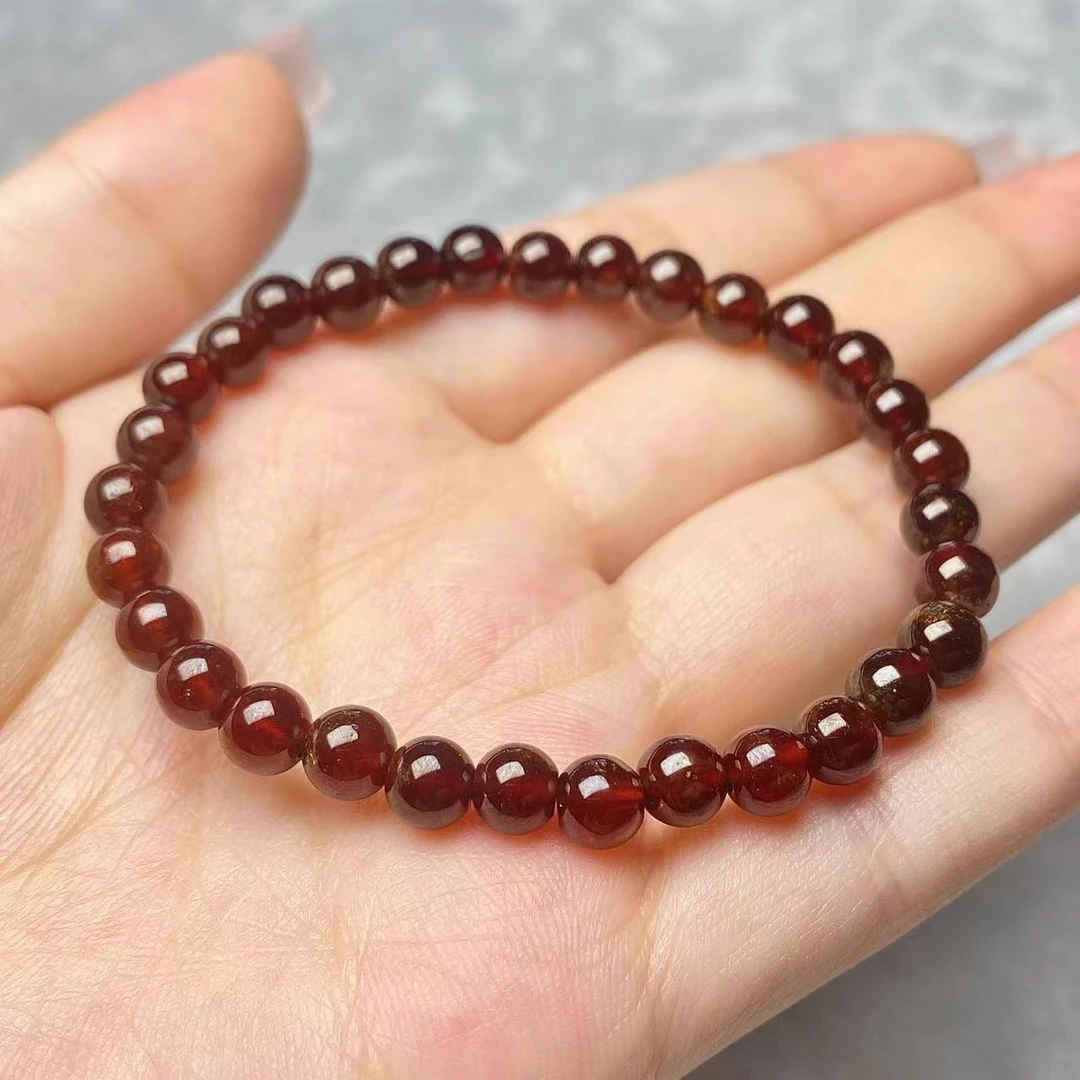 QK030石榴石单圈手串5+（多样性发1）